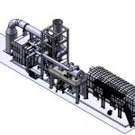 RTO regenerative thermal oxidizer for removing VOCS