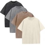 2025 summer new men’s half-sleeved T-shirt short sleeved Hong Kong style fashion brand clothes T-shirt
