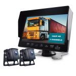 7″ 2CH Video Recorder Parking System with 1080P IP68 Waterproof Camera