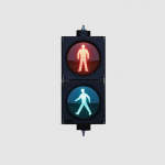 High Flux Pedestrian Traffic Light