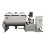 Horizontal ribbon blender mixer
