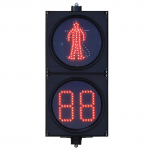 Low Power Pedestrian Traffic Light with Countdown Timer