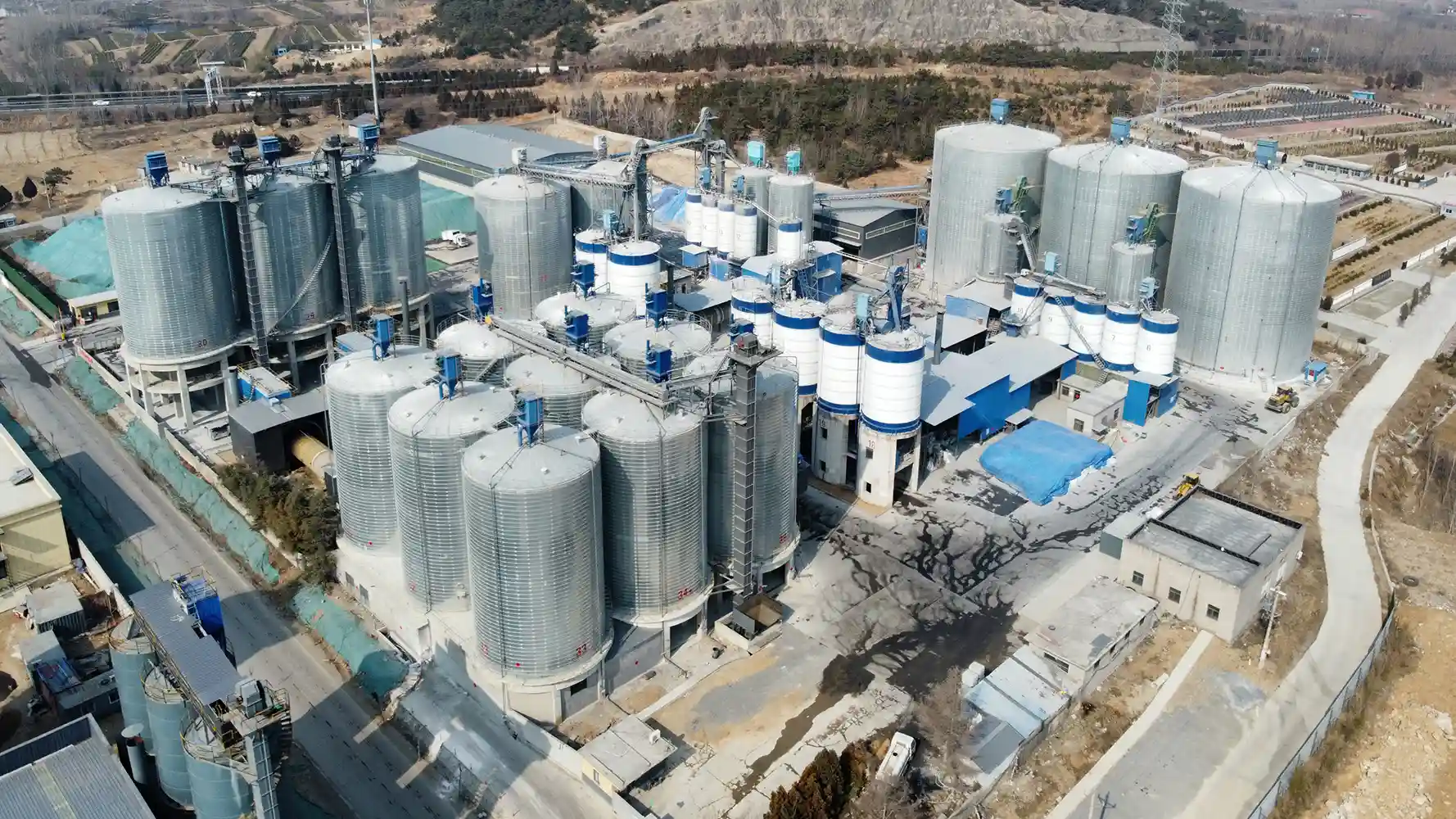 Mineral Powder Steel Silo for Bulk Powder Storage and Industrial Material Handling