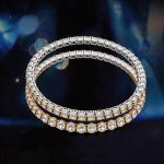 Copper Moissanite Tennis Bracelet