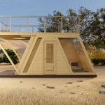 Luxury Triangle Wood Houses