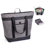 Foldable Large Capacity Insulated Cooler Tote Bag