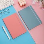 A5/A6 Hardcover PU Leather Notebook with Elastic Band