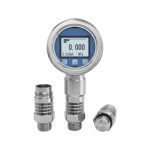 TS110-AP Pressure Gauge Horizontal Meter Head (G1/2, Flat Diaphragm, Three Cooling Fins)