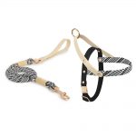 Bohemian Woven Pet Collar & Leash Set, Adjustable Durable Kit with Gold-Tone Hardware HH341*LL341
