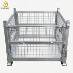 Heavy-Duty Foldable Hot-Dip Galvanized Wire Mesh Container (AS/RS Custom, 1500kg Load)