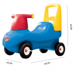 Safe Seamless Rotomolded Kids Toy Car Anti-Tilt Playground Ride-On Vehicle